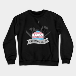 Critically Valid: Transgender Pride Crewneck Sweatshirt